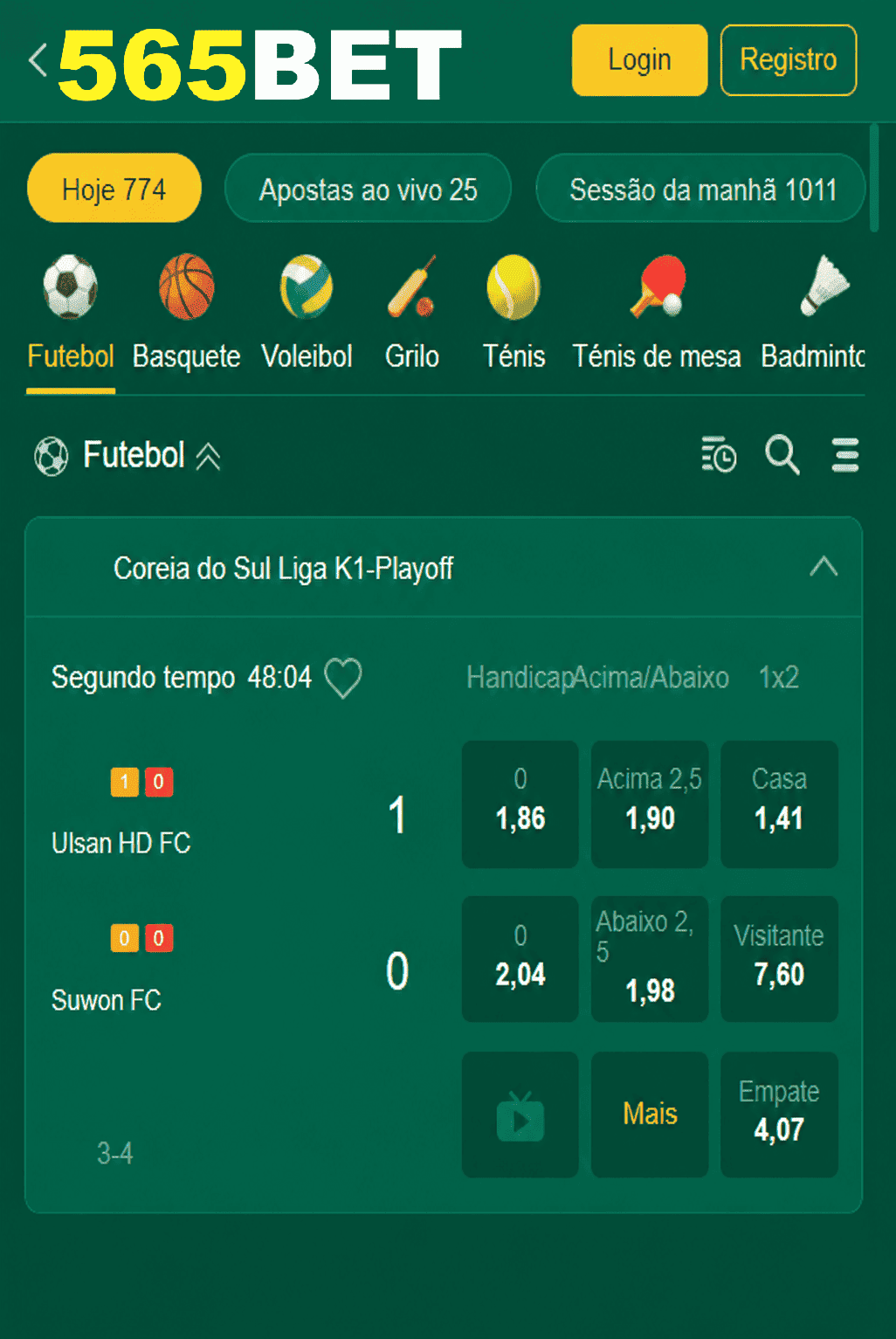 565bet Esporte